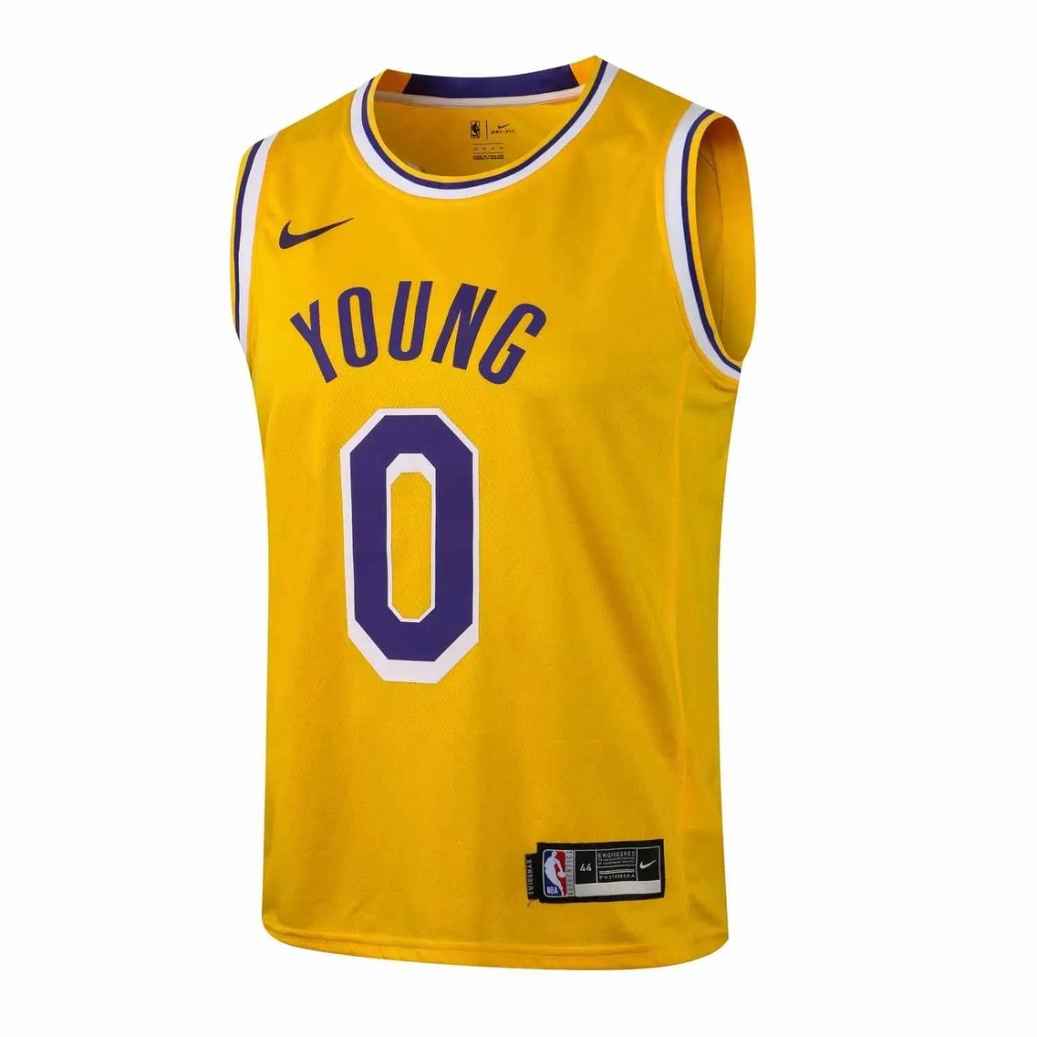 2feb114546a8f6d9.jpg NBA Laker yellow Kuzma No.0 - Image 1