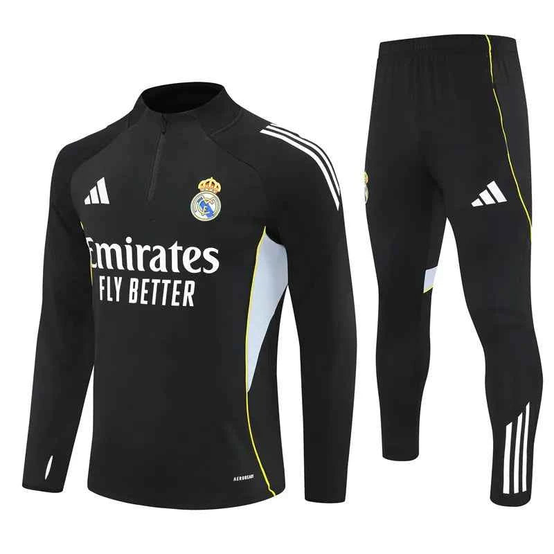 42c402899567b8ba.jpg Real Madrid Training Tracksuit Black 25-26 (Kids And Man ) - Image 1