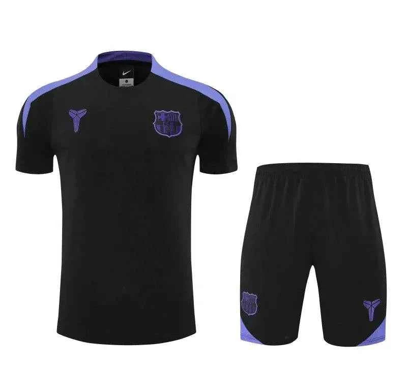 520E6DC8-957E-F828-4611-CF81700CC0F4.jpg Barcelona Training Jersey Kit Black 2025/26 - Image 1