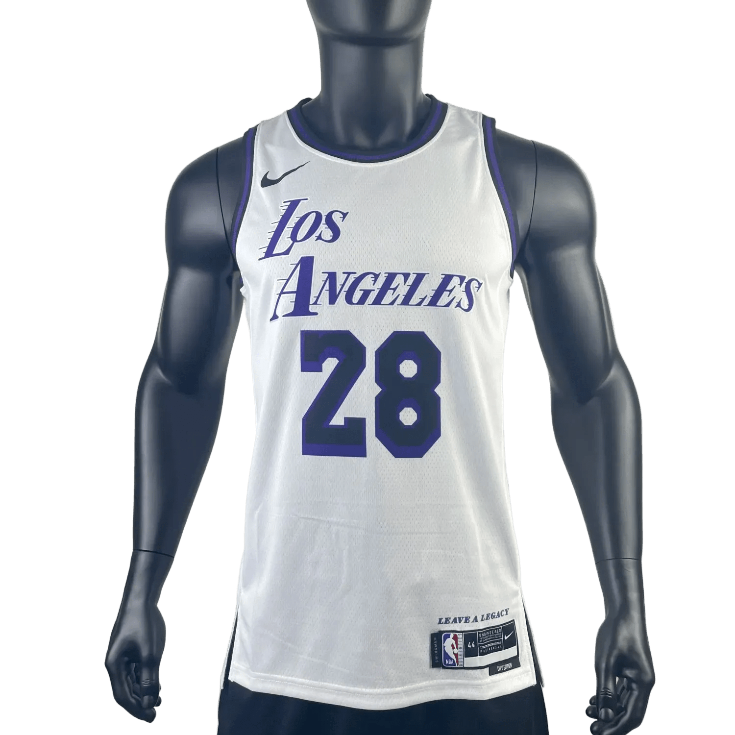 61213d56b48a6cf1.png Los Angeles Lakers City Edition White 28 HACHIMURA NBA 2023 Jerseys - Image 1