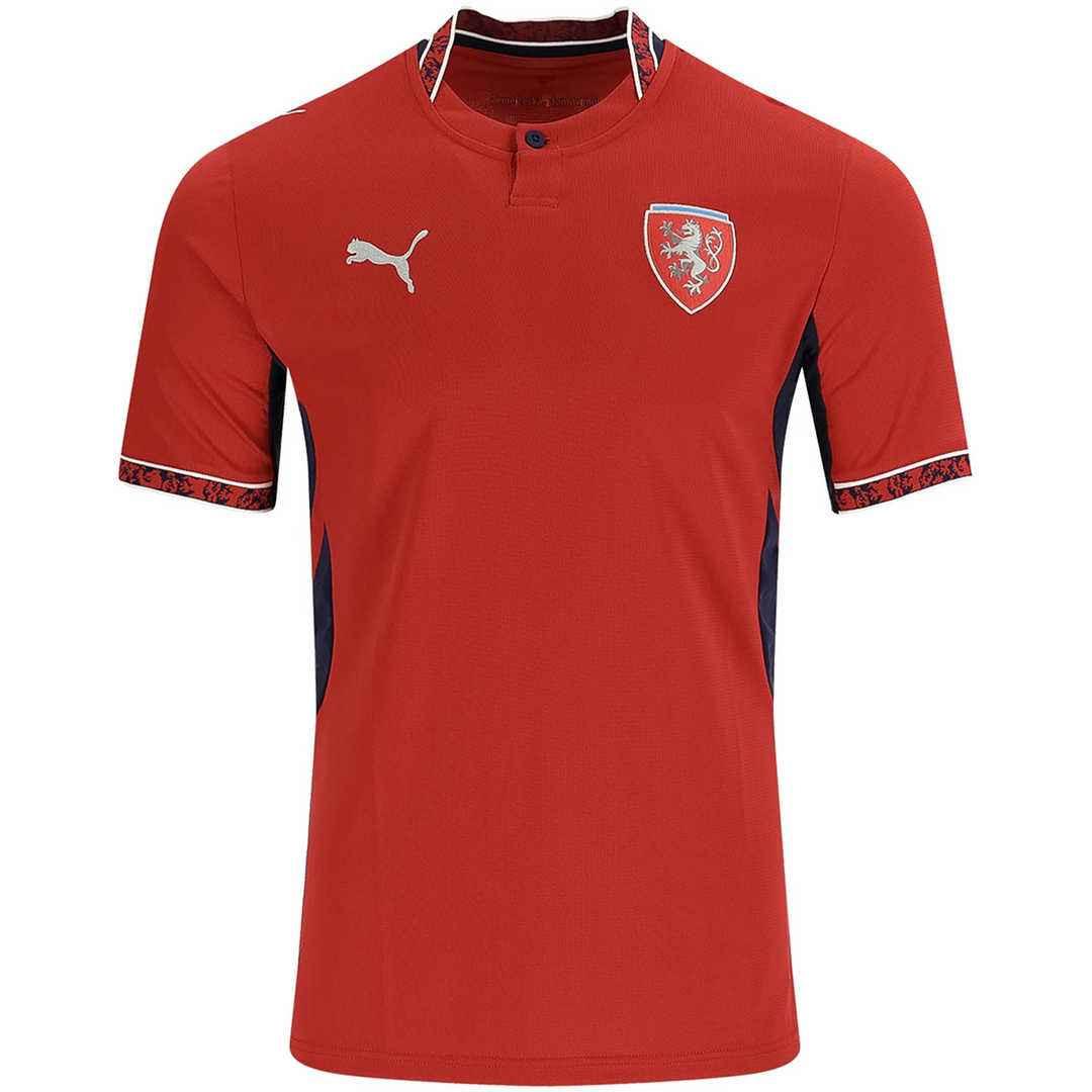 Czech-Home-Jersey-World-Cup-2026.jpg Czech Home World Cup 2026 Soccer Jersey – Fan version - Image 1