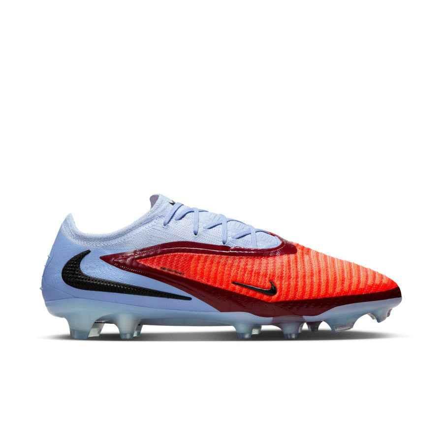 Nike-Phantom-6-Elite-FG-gris-rouge.jpg Nike Phantom 6 Elite FG – Grey & Red (Gris Rouge) - Image 1