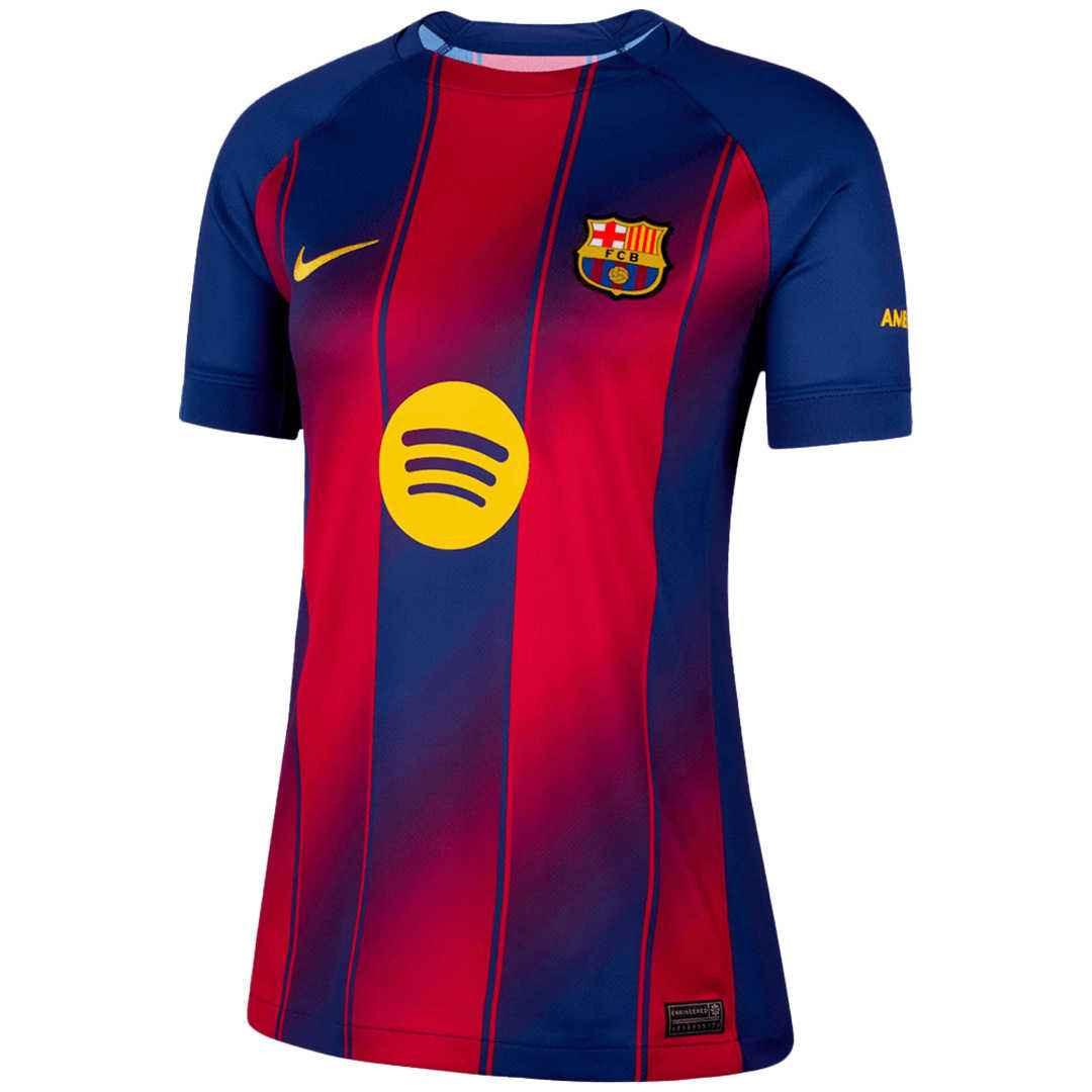 Women-Barcelona-Home-Jersey-2025-26.jpg Barcelona Soccer Jersey Home 2025/26 Womens - Image 1