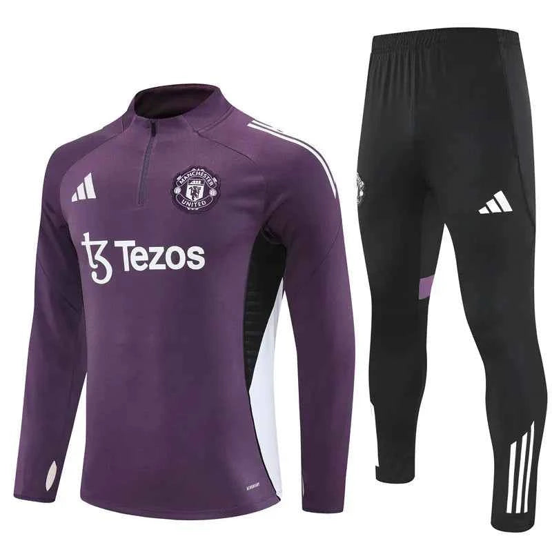 af1582357d67659c.jpg Manchester United Training Tracksuit 25-26 Purple (Kids And Man ) - Image 1