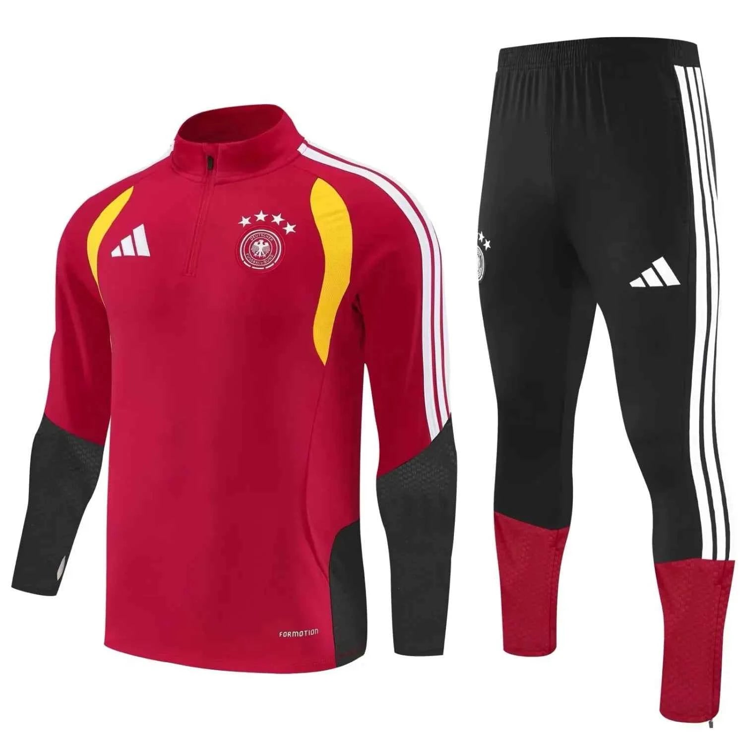 c60387dcd24a1020.jpg Germany Red Training Tracksuit 26-27 for Kids and Men - Image 1